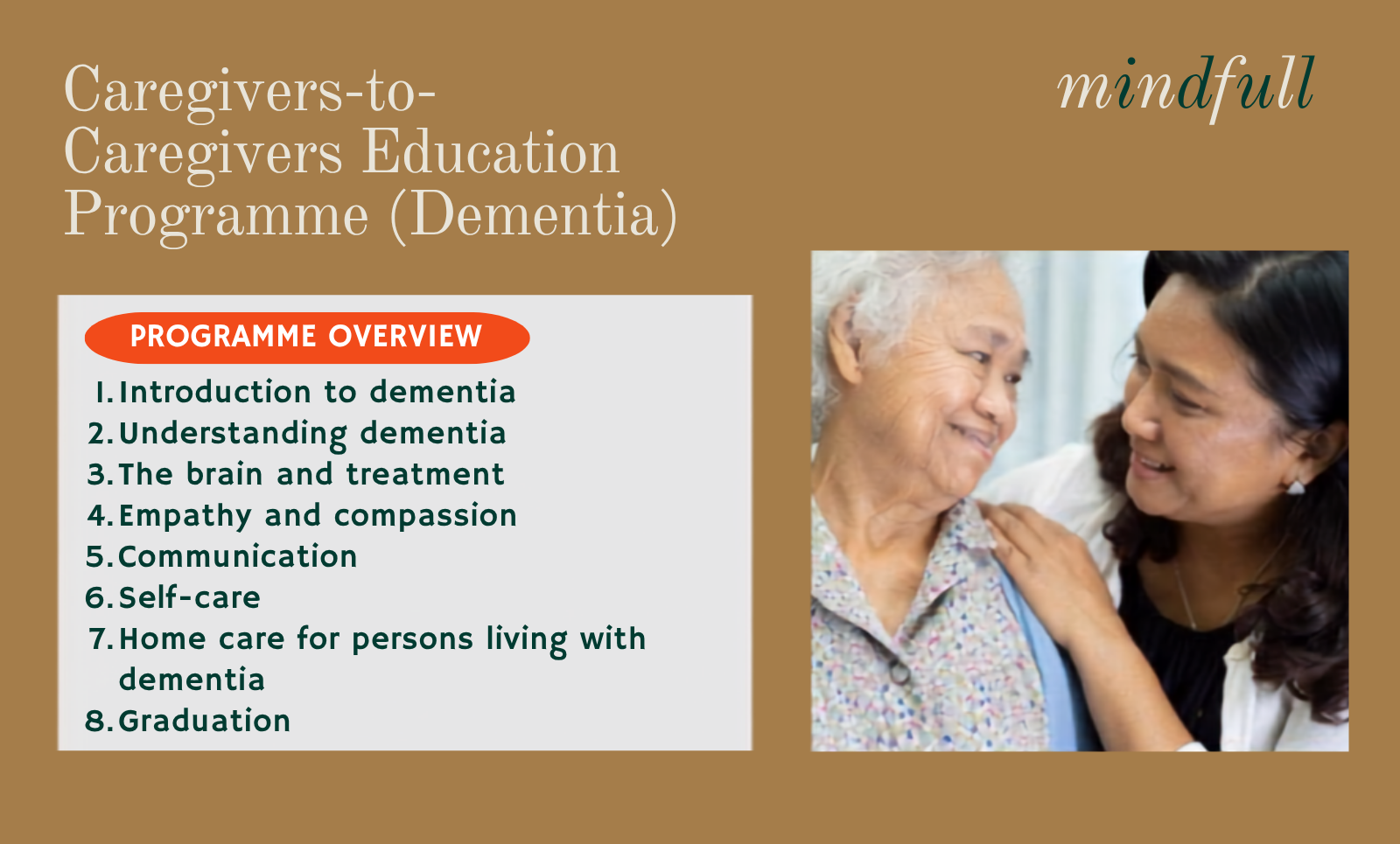 Caregivers-to-Caregivers Education Programme (Dementia)